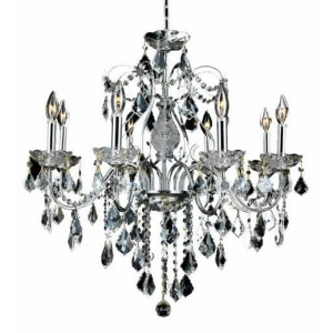 Lighting By Pecaso Christiane Collection Hanging Fixture D26in H23in Lt 8 Chrome - All