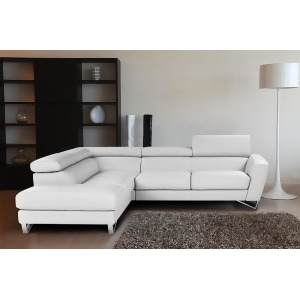 J M Furniture Sparta White Color Left Hand Facing - All