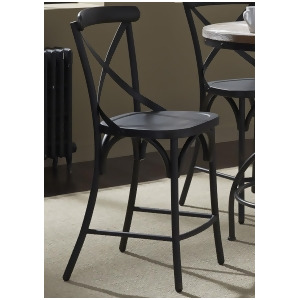 Liberty Furniture Vintage X-Back Counter Chair in Black - All