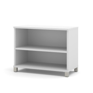Bestar Pro-Linea 2-shelf Bookcase In White - All