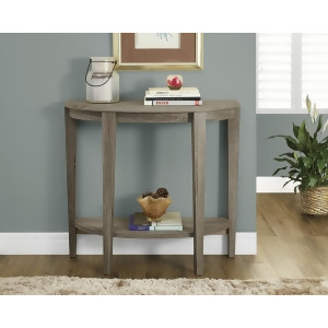 Monarch Specialties Dark Taupe Reclaimed-Look Console Accent Table I 2452 - All