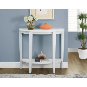 Monarch Specialties White Hall Console Accent Table I 2451 - All
