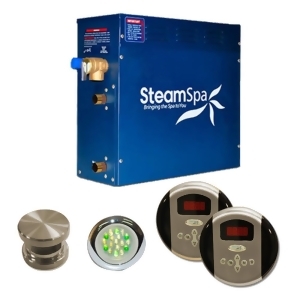 Steam Spa Royal Package for Steam Spa 9kW Steam Generators in Brushed Nickel - All