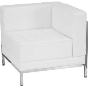 Flash Furniture Hercules Imagination Series Contemporary White Leather Right Cor - All