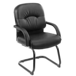 Boss Chairs Boss Mid Back Caressoft Guest Chair In Black - All