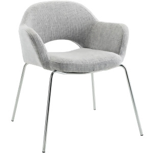 Modway Cordelia Dining Armchair in Light Gray - All