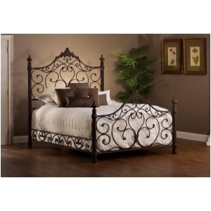 Hillsdale Baremore Metal Bed in Antique Brown - All