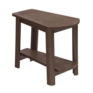 C.r. Plastics Addy Side Table In Chocolate - All