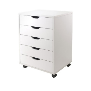 Winsome Wood 10519 Halifax Cabinet For Closet / office 5 Drawers in White - All