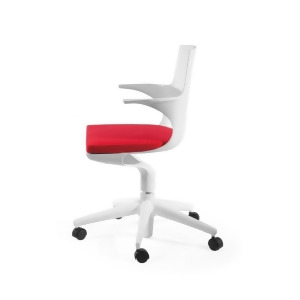 Mod Made Jaden Chair In White and Red - All