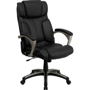 Flash Furniture High Back Folding Black Leather Executive Office Chair Bt-9875 - All