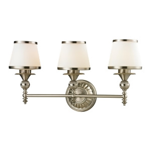 Elk Lighting Smithfield Collection 3 Light Bath In Brushed Nickel 11602/3 - All