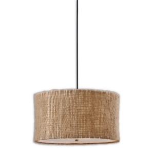 Uttermost Burleson 3 Lt Hanging Shade in Natural Twine - All