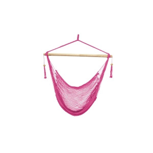 Bliss Hammocks Island Rope Chair In Pink - All
