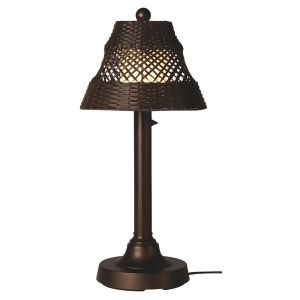 Patio Living Concepts Java 30 Inch Table Lamp w/ 2 Inch Bronze Tube Body Diamo - All