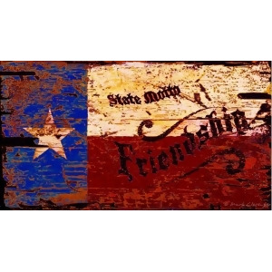 Red Horse Texas Friendship Sign - All