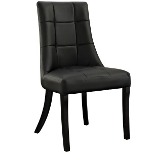 Modway Noblesse Dining Side Chair in Black - All