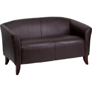 Flash Furniture Hercules Imperial Series Brown Leather Loveseat 111-2-Bn-gg - All