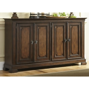 Liberty Furniture Armand Buffet in Antique Brownstone - All