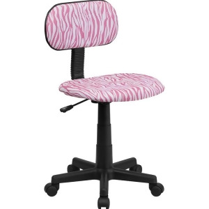 Flash Furniture Pink White Zebra Print Computer Chair Bt-z-pk-gg - All