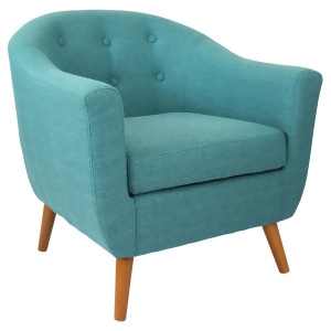Lumisource Rockwell Accent Chair In Teal - All