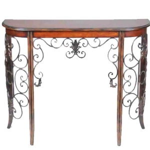 Entrada Gl77645 Wooden And Metal Table - All