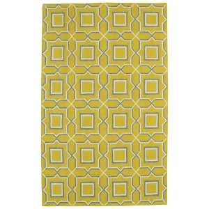 Kaleen Glam Gla06 Rug In Yellow - All