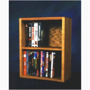 Wood Shed Solid Oak desktop or shelf Dvd/ Vhs Cabinet - All