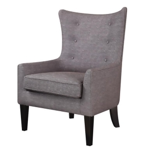 Madison Park Carissa Wing Chair In Grey - All