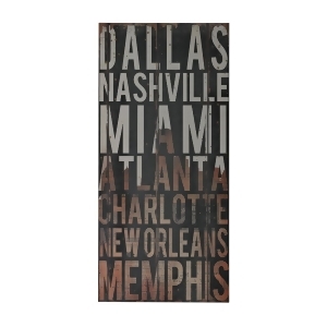 Sterling Industries 51-10116 American Cities 3-American Cities Wall Dicor Iii S - All