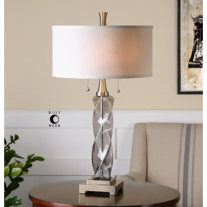 Uttermost Spirano Gray Glass Table Lamp - All
