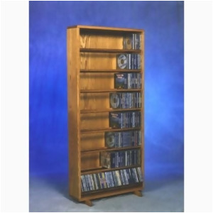 Wood Shed Solid Oak Dowel Cabinet for CD's - All