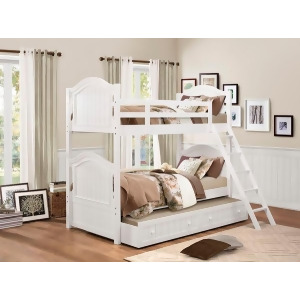 Homelegance Clementine Bunk Bed In Antique White - All