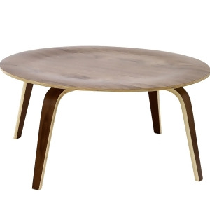 Modway Plywood Coffee Table in Walnut - All