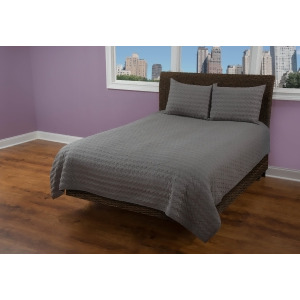Rizzy Home 1 Piece Quilight In Gray - All