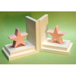 One World Pastel Pink Star Bookends - All