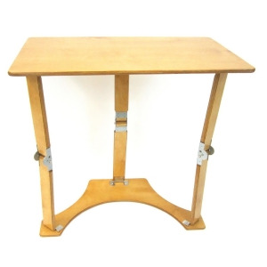 Spiderlegs Golden Oak Wooden Folding Laptop Desk and Tray Table - All
