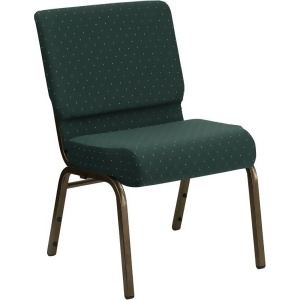 Flash Furniture Hercules Series 21 Inch Extra Wide Hunter Green Dot Patterned St - All