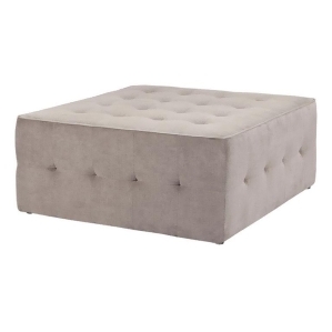 Madison Park Zeus Oversized Cocktail Ottoman In Grey - All
