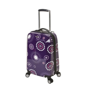 Rockland Purple Pearl 20 Polycarbonate Carry On - All