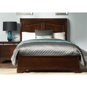 Liberty Furniture Alexandria Sleigh Bed in Autumn Brown Finish - All