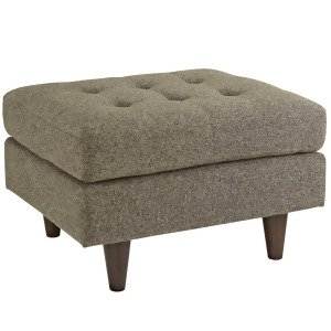 Modway Empress Upholstered Ottoman In Oatmeal - All