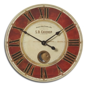 Uttermost S.B.Chieron 23 Inch Clock in Cast Brass - All