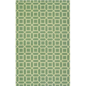 Couristan Bowery Havemeyer Rug In Fern-Yellow - All