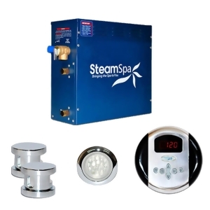Steam Spa Indulgence Package for Steam Spa 12kW Steam Generators in Chrome - All