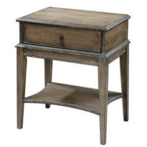Uttermost Hanford Weathered Accent Table - All
