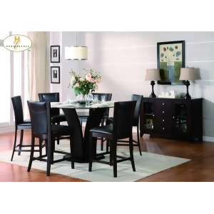 Homelegance Daisy 6 Piece Round Counter Height Dining Room Set - All