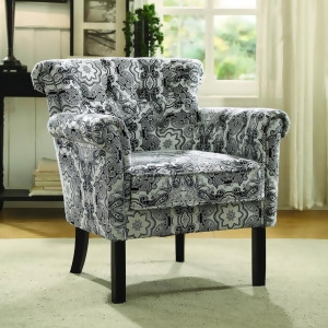 Homelegance Barlowe Accent Chair in Paisley Print - All