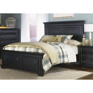 Liberty Furniture Carrington Panel Bed in Black Finish - All