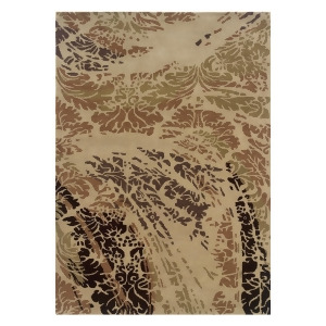 Linon Florence Rug In Beige And Brown 1'10 X 2'10 - All